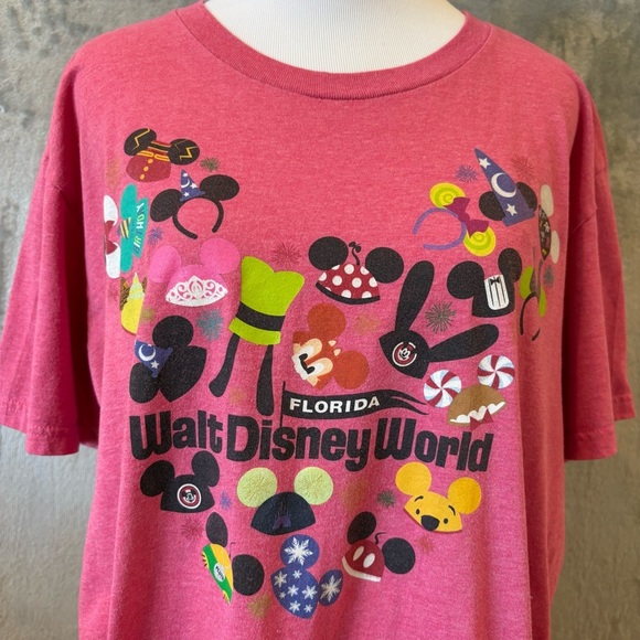 Disney Walt Disney World Theme Park Graphic T-Shirt Sz XL - Picture 2 of 7
